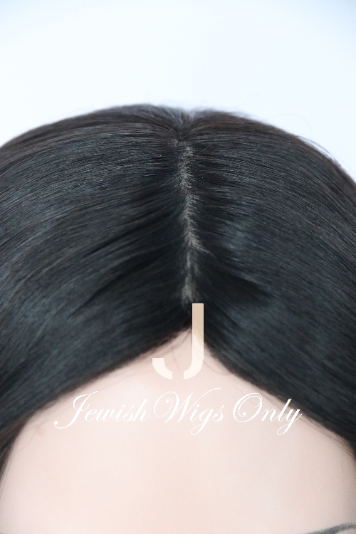 Jewish wig 22inch N#4BB10 detail